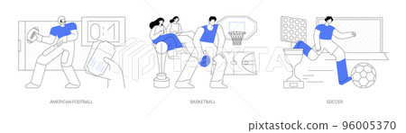 Playing game abstract concept vector illustrations. Playing game abstract concept vector illustrations. 96005370