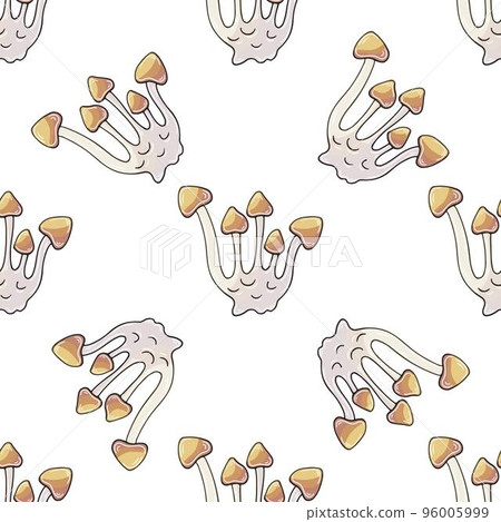 Autumn mood. Illustration in hand draw style. Seamless pattern 96005999