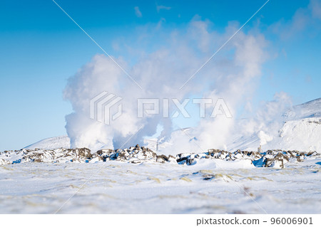 Renewable energy sources. Thermal power plant in Iceland. Clean energy. Renewable energy sources. Thermal power plant in Iceland. Clean energy. 96006901