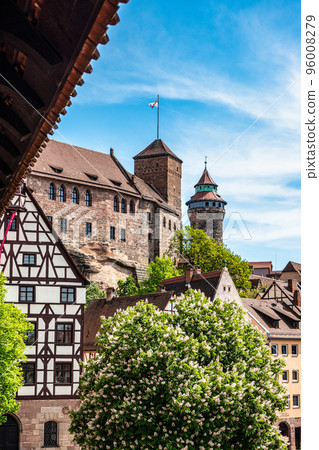 View of the historical center of Nuremberg. Middle Franconia, Bavaria, Germany 96008279
