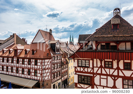 View of the historical center of Nuremberg. Middle Franconia, Bavaria, Germany 96008280