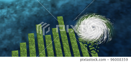 Financial Storm Concept Financial Storm Concept 96008359