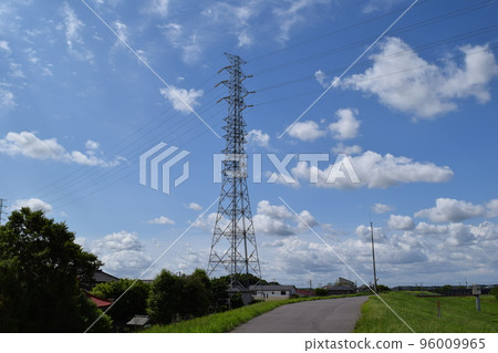 Transmission tower high voltage alternating current 96009965
