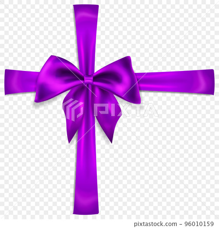 Beautiful bow with crosswise ribbons 96010159
