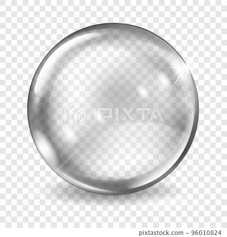 Transparent gray sphere Transparent gray sphere 96010824