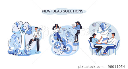 Idea and creative. Business solutions for opportunities, search for new solutions 96011054