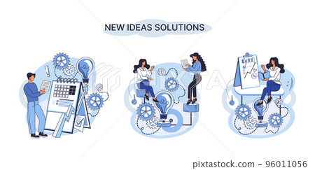 Idea and creative. Business solutions for opportunities, search for new solutions 96011056