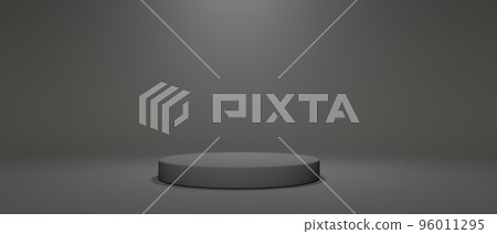 Abstract 3D render of empty podium stage Abstract 3D render of empty podium stage 96011295