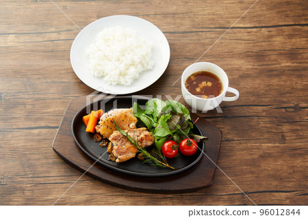 Chicken Grill Set Chicken Garlic Grilled Chicken Steak 96012844