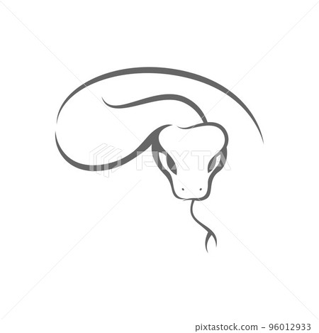 Python logo icon design illustration 96012933