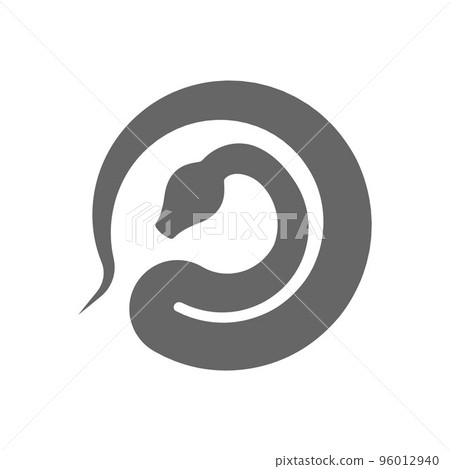 Python logo icon design illustration 96012940