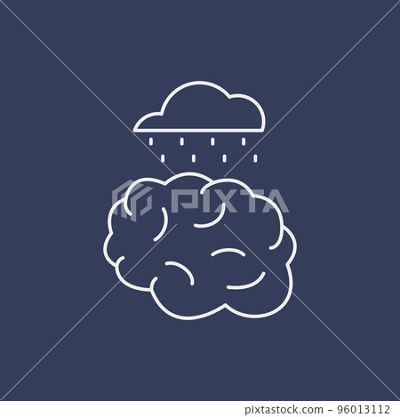 Psychotherapy and psychology line icon set. Simple Psychotherapy and psychology line icon set. Simple 96013112