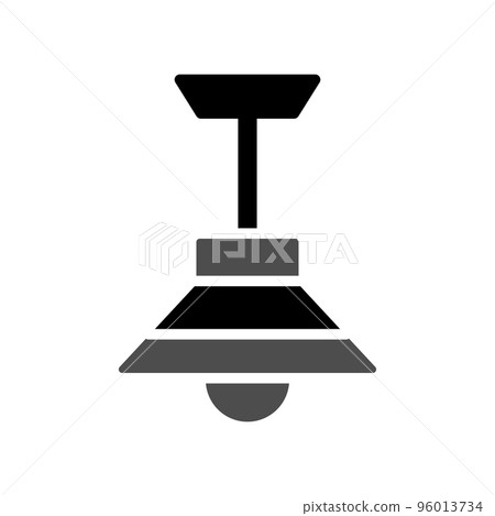 Illustration Vector Graphic of Hanging Lamp Icon 96013734
