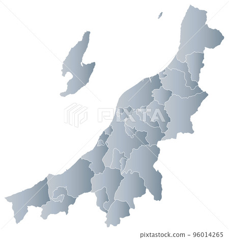 新潟縣市町村地圖 新潟縣市町村地圖 96014265