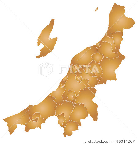 新潟縣市町村地圖 新潟縣市町村地圖 96014267