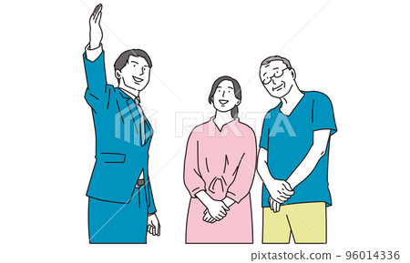 家長和孩子收到有關設施的信息 96014336