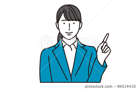 business woman pointing 96014410