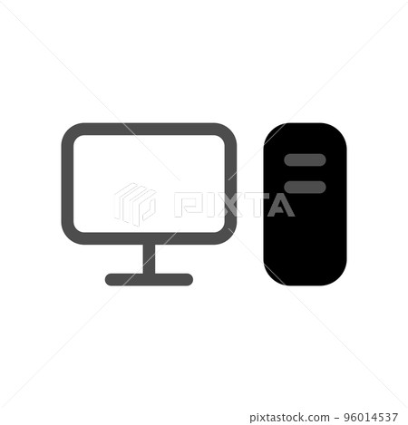Illustration Vector Graphic of Computer (PC) Icon Design 96014537