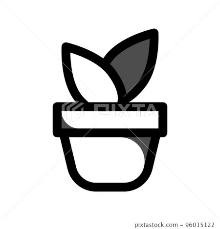 Illustration Vector Graphic of pot icon Illustration Vector Graphic of pot icon 96015122