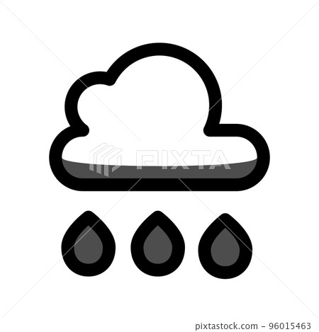Illustration Vector Graphic of Rain Icon 96015463