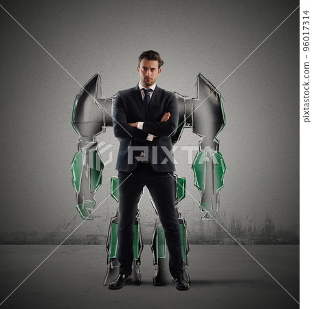Robot businessman 96017314