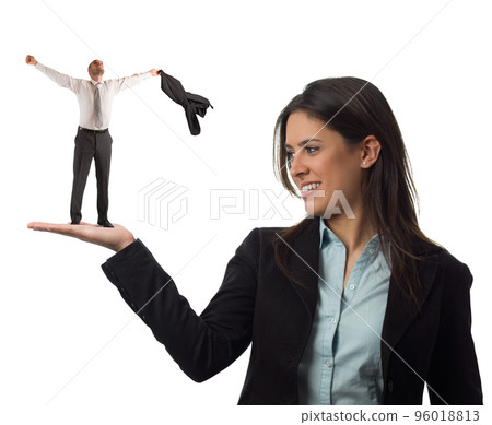 Exultant businessman 96018813