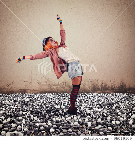 Clown on nails 96019109