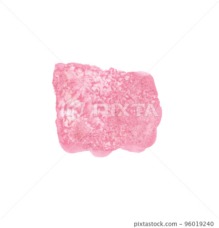 Set Abstract pink color watercolor stain isolated. Watercolor hand drawn texture for backgrounds, cards, banner Set Abstract pink color watercolor stain isolated. Watercolor hand drawn texture for backgrounds, cards, banner 96019240
