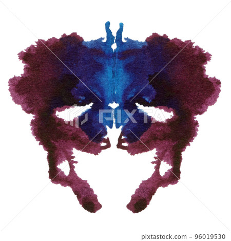 Ink stains like Rorschach test Ink stains like Rorschach test 96019530