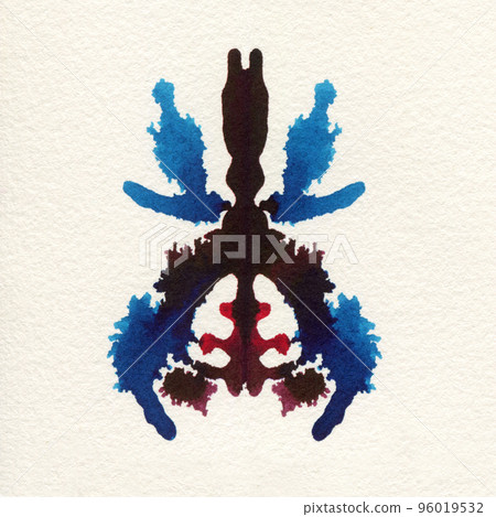 Ink stains like Rorschach test Ink stains like Rorschach test 96019532