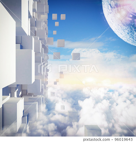 Futuristic city 96019643