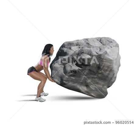 Power of muscular woman Power of muscular woman 96020554