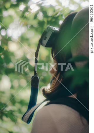 Photo of a woman standing in nature Photo of a woman standing in nature 96020561