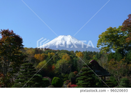 從忍野村看到的富士 從忍野村看到的富士 96020693