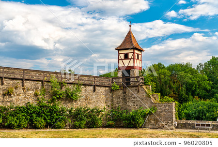 Red tower in Bad Wimpfen near Heilbronn in the Baden-Wurttemberg region of southern Germany Red tower in Bad Wimpfen near Heilbronn in the Baden-Wurttemberg region of southern Germany 96020805
