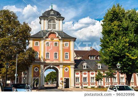 Bruchsal Palace, a Baroque palace complex in Baden-Wuerttemberg, Germany Bruchsal Palace, a Baroque palace complex in Baden-Wuerttemberg, Germany 96020996