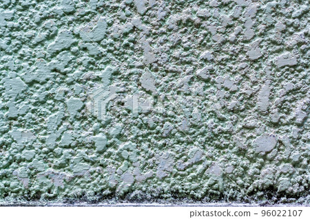 Old concrete wall painted in green. Horizontal. Old concrete wall painted in green. Horizontal. 96022107