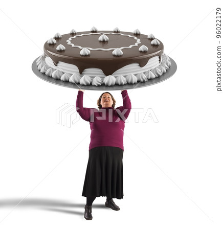 Big chocolate cake 96022179