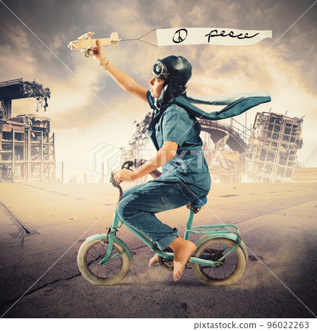 Peace against the war devastation 96022263