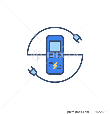 EV Charging Station concept modern icon 96022682