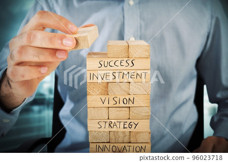 Business wood building 96023718