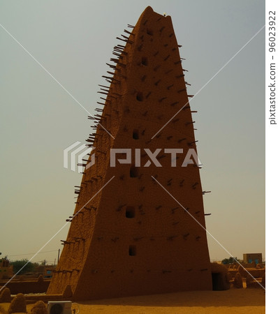 Exterior view to Grand mosque of Agadez, Niger 96023922