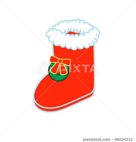 Simple red Christmas boots single 96024312