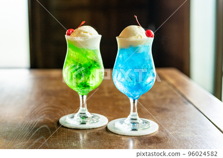 Retro and colorful cream soda Retro and colorful cream soda 96024582