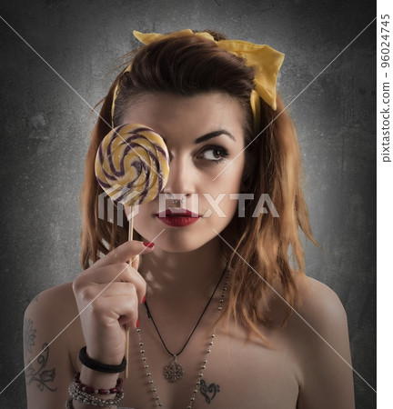 Vintage lollipop girl 96024745