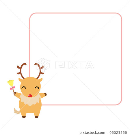 Christmas reindeer 1 with frame Christmas reindeer 1 with frame 96025366