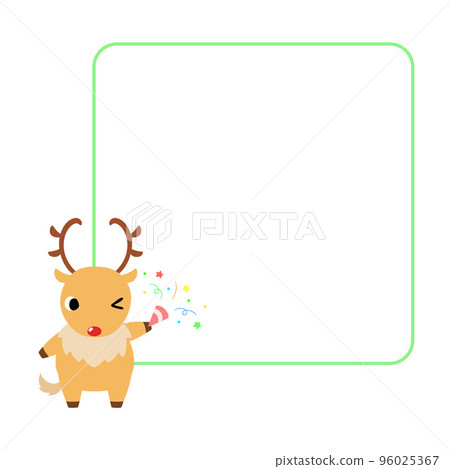 Christmas reindeer 2 with frame Christmas reindeer 2 with frame 96025367