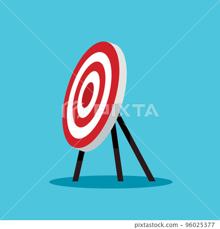 Archery target. Goal achieve concept vector illustration 96025377