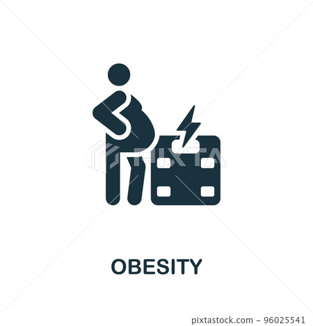 Odesity icon. Monochrome simple Detox Diet icon for templates, web design and infographics Odesity icon. Monochrome simple Detox Diet icon for templates, web design and infographics 96025541