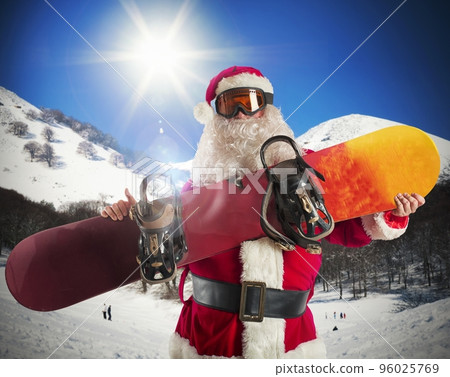Santaclaus skateboarder Santaclaus skateboarder 96025769